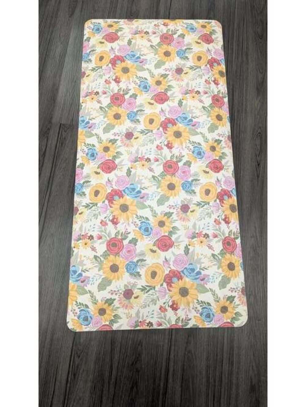 Floral Anti-Fatigue Kitchen Mat Runner